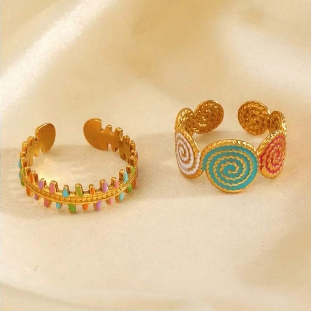 Boho Rings set S966